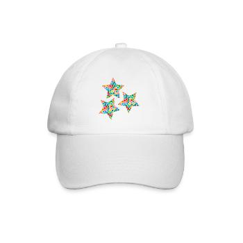STAR. STARS. STAR. STARS. FEAST. ANNIVERSARY - Baseball Cap - white/white - Front