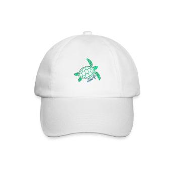 Sea turtle green - Tenerife - Baseball Cap - white/white - Front