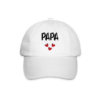 DAD. FATHER'S DAY. HAPPY DADDY'S DAY. HAPPY BIRTHDAY - Baseball Cap - white/white - Front