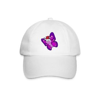 Butterfly Comic Christmas - Casquette classique - blanc/blanc - Devant