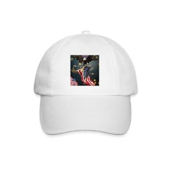 États-Unis, American Eagle - Casquette classique - blanc/blanc - Devant