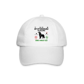 Otterhound Otter Dog Funny Funny Saying Humor - Baseball Cap - white/white - Front