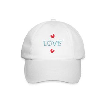 LIEBE. ICH HABE GERADE GEHEIRATET. Junggesellinnenabschied. HEILIGER VALENTINSTAG. PAAR. - Baseballkappe - Weiß/Weiß - Vorne