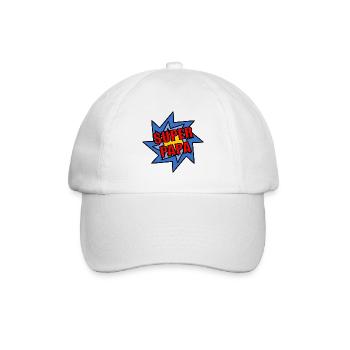 FÊTE DES PÈRES. BONNE FÊTE PAPA. PAPA. BONNE FÊTE - Casquette classique - blanc/blanc - Devant