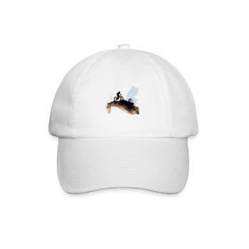 Biker Mountain Bike - Baseball Cap - white/white - Front
