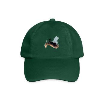 VTT motard - Casquette classique - vert bouteille - Devant