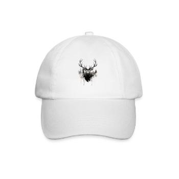 Deer - Baseball Cap - white/white - Front