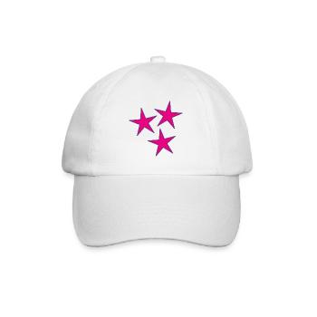 STAR. STARS. STAR. FEAST. ANNIVERSARY. CHRISTMAS - Baseball Cap - white/white - Front