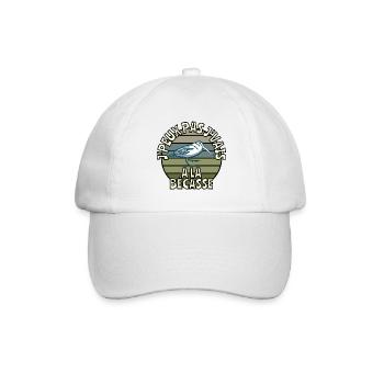 J’peux pas j’vais à la bécasse - Casquette classique - blanc/blanc - Devant