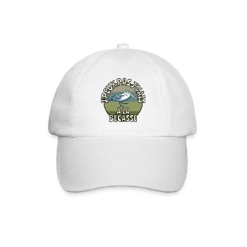 J’peux pas j’vais à la bécasse - Casquette classique - blanc/blanc - Devant