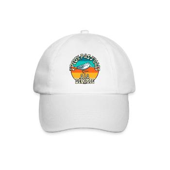 J’peux pas j’vais à la bécasse - Casquette classique - blanc/blanc - Devant
