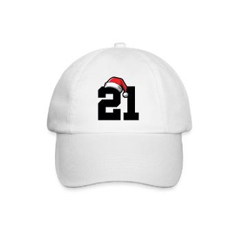 21 Numéro Noël - Casquette classique - blanc/blanc - Devant
