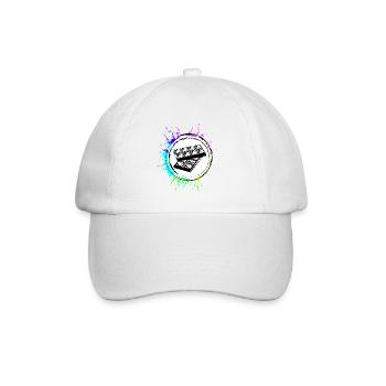 Chocolate Icon Symbol - Baseball Cap - white/white - Front