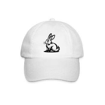 Easter Bunny Icon Easter - Baseball Cap - white/white - Front