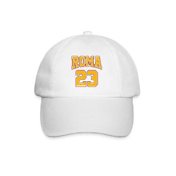 23 (vingt-trois) ROME - Casquette classique - blanc/blanc - Devant