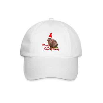 Joyeux Noël Lapin - Casquette classique - blanc/blanc - Devant