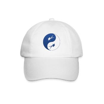 Tauchen - Baseballkappe - Weiß/Weiß - Vorne