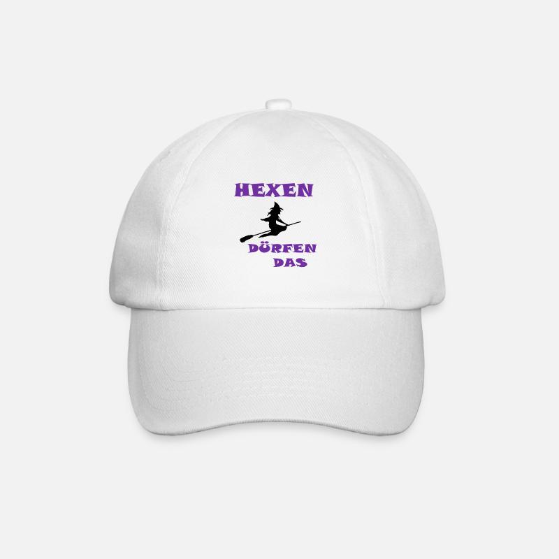 Hexen duerfen das - Baseballkappe - Weiß/Weiß