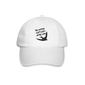 Drôle d'oiseau rapide fait dire cadeau - Casquette classique - blanc/blanc - Devant