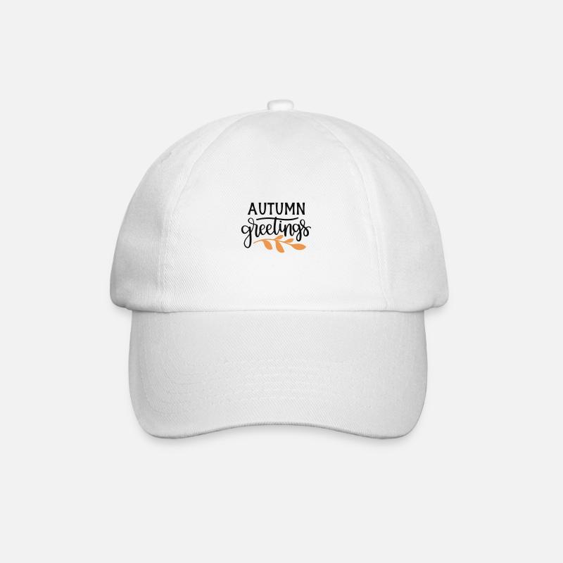 Autumn greetings - Baseball Cap - white/white