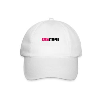Katjastrophe - Baseballkappe - Weiß/Weiß - Vorne