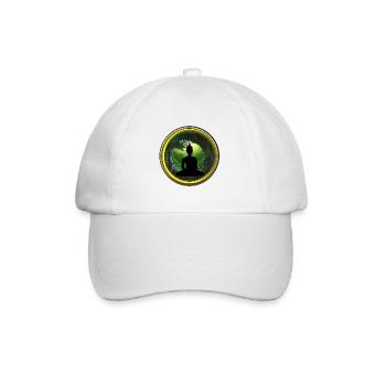 Bring the power of yoga & meditation to the world - Baseball Cap - white/white - Front
