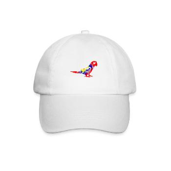 Idée de cadeau de tatouage tribal coloré de perroquet maori - Casquette classique - blanc/blanc - Devant