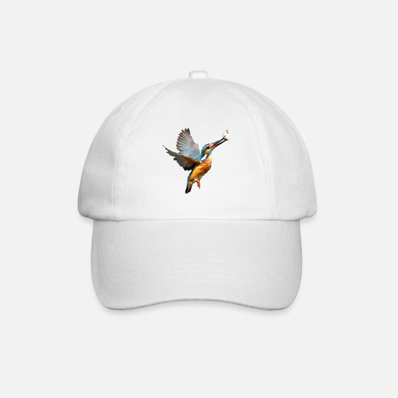 Kingfisher - Baseball Cap - white/white