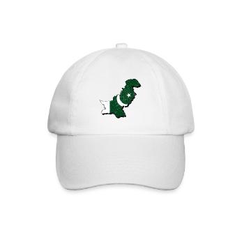 Pakistan - Baseball Cap - white/white - Front