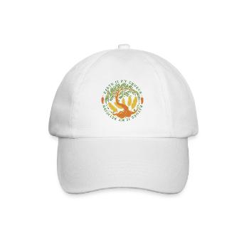 La nature est ma religion protection de la nature climat - Casquette classique - blanc/blanc - Devant