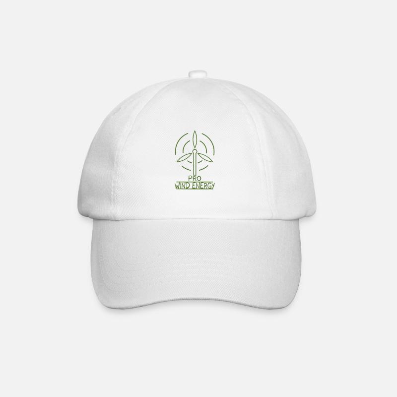 L'énergie éolienne éolienne l'énergie éolienne - Casquette classique - blanc/blanc