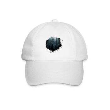 Dark forest - Baseball Cap - white/white - Front