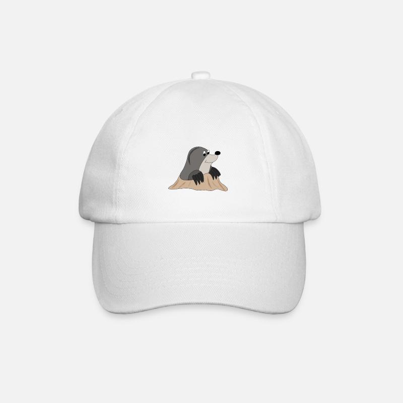 Taupe *** vierge - Casquette classique - blanc/blanc