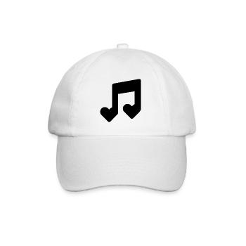 Musik Liebe Leidenschaft - Baseballkappe - Weiß/Weiß - Vorne
