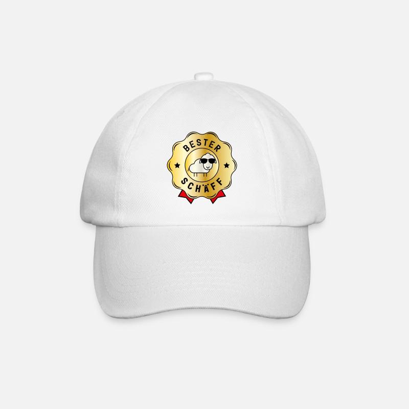 BESTER CHEF SCHÄFF BOSS - Baseballkappe - Weiß/Weiß