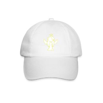 Symbole de l’ange Homme Fille - Casquette classique - blanc/blanc - Devant