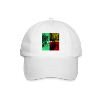 fashion rasta - Baseball Cap - white/white - Front