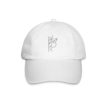 Symbole koala animal arbre grimpant - Casquette classique - blanc/blanc - Devant