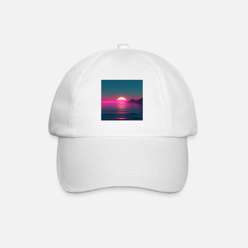 Conception du soleil - Casquette classique - blanc/blanc