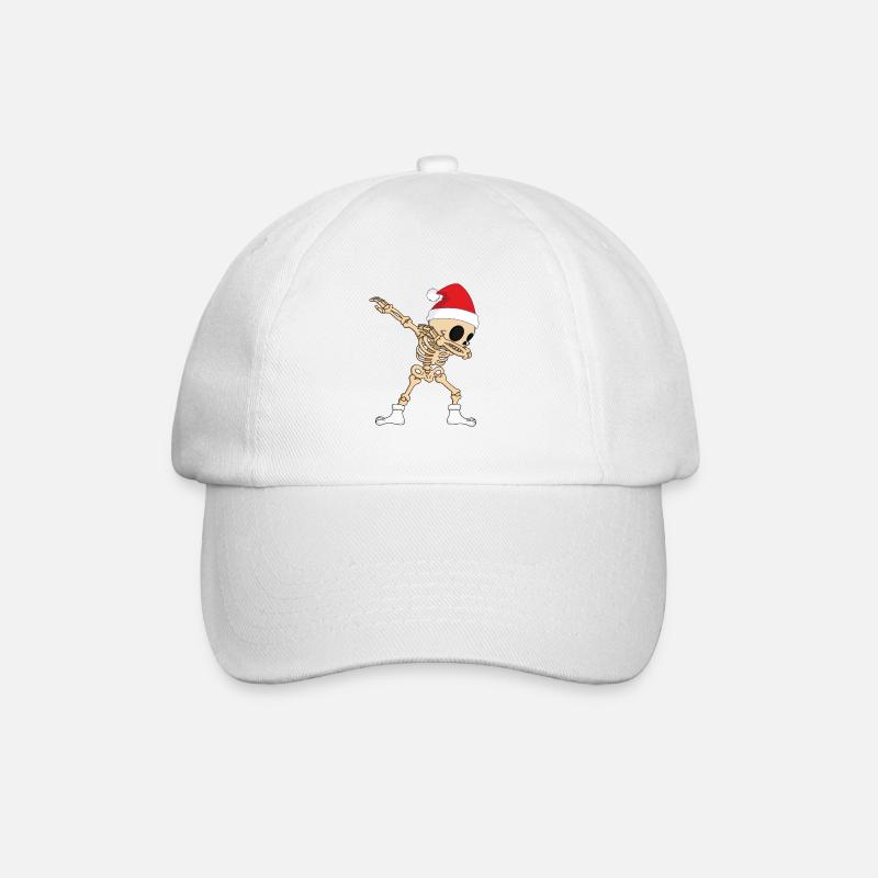 Dabbing Christmas - Baseballkappe - Weiß/Weiß
