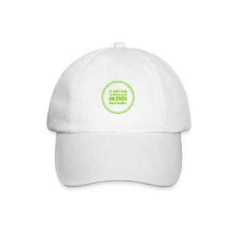 offenkundiger Fehler - Baseballkappe - Weiß/Weiß - Vorne