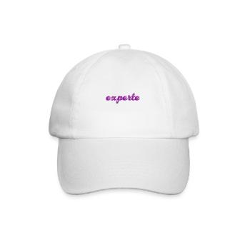 so sieht ein Experte aus - Baseballkappe - Weiß/Weiß - Vorne