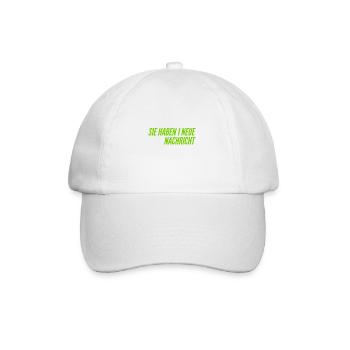 Posteingang - Baseballkappe - Weiß/Weiß - Vorne
