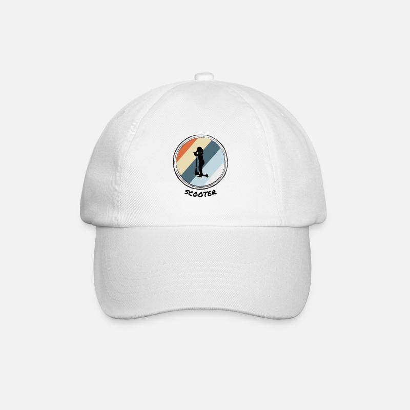 Scooter - Baseballkappe - Weiß/Weiß