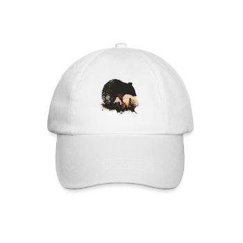 Opossum - Baseball Cap - white/white - Front