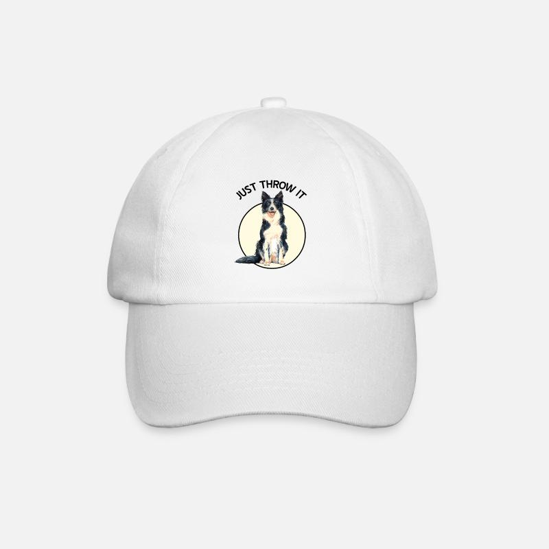 Border Collie - Casquette classique - blanc/blanc