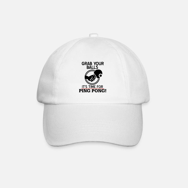 Tennis de table - Casquette classique - blanc/blanc