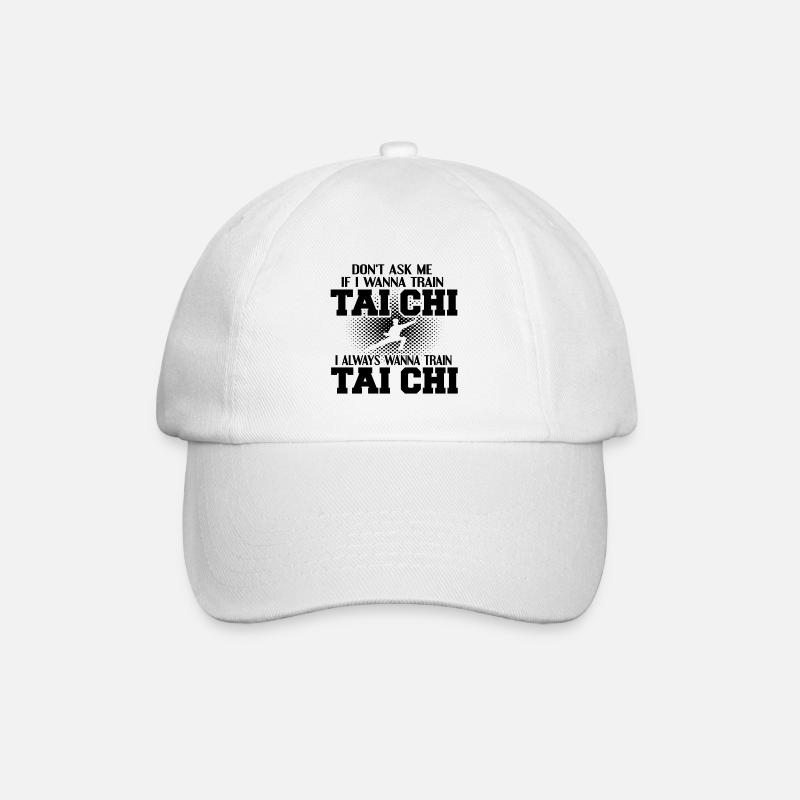 Tai Chi - Baseballkappe - Weiß/Weiß