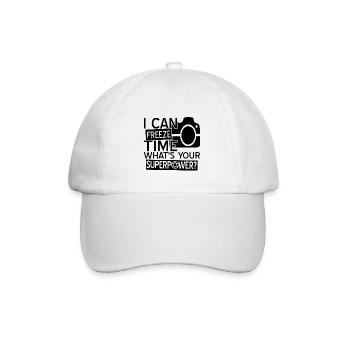 photographer - Baseball Cap - white/white - Front