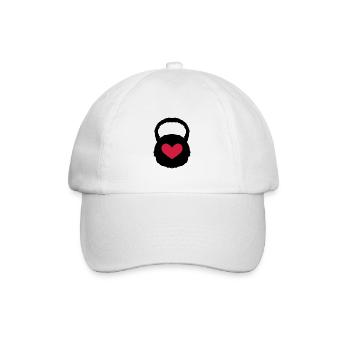 Entraînement cardio-training - Casquette classique - blanc/blanc - Devant